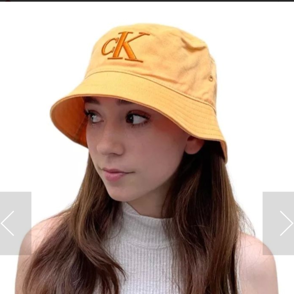 Calvin Klein Orange Bucket Hat